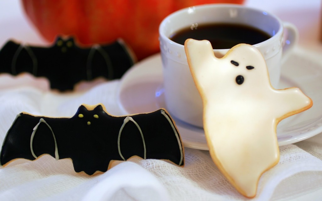  bat Halloween cookies